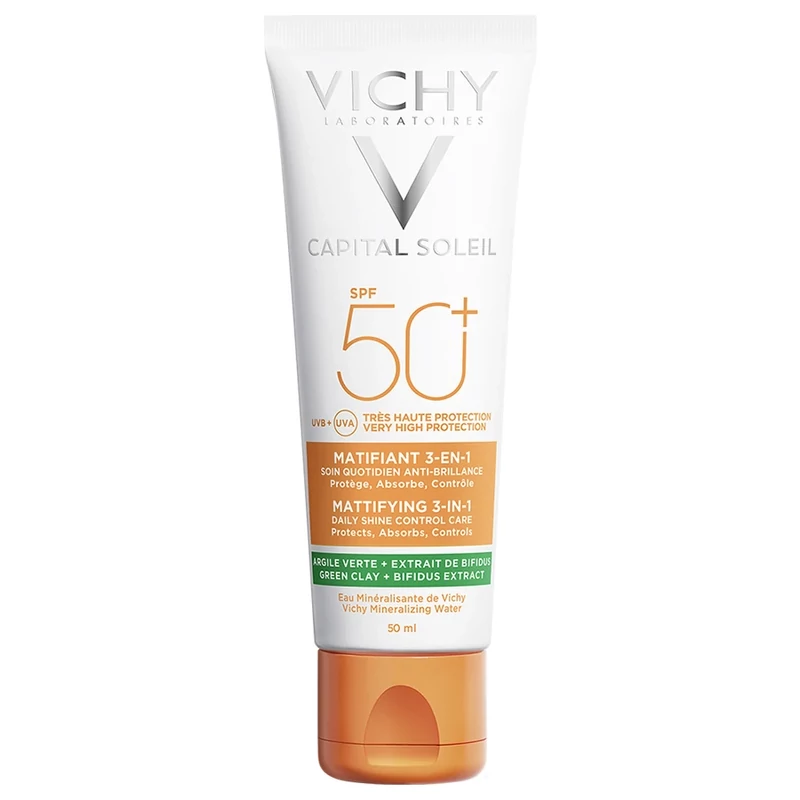Vichy Capital Soleil Mattító 3-in-1 napvédő krém SPF50+ 50ml