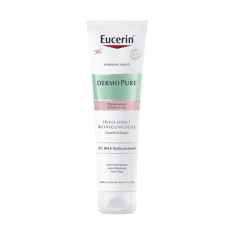  Eucerin DermoPure Hármashatású mélytisztító zselé 150 ml