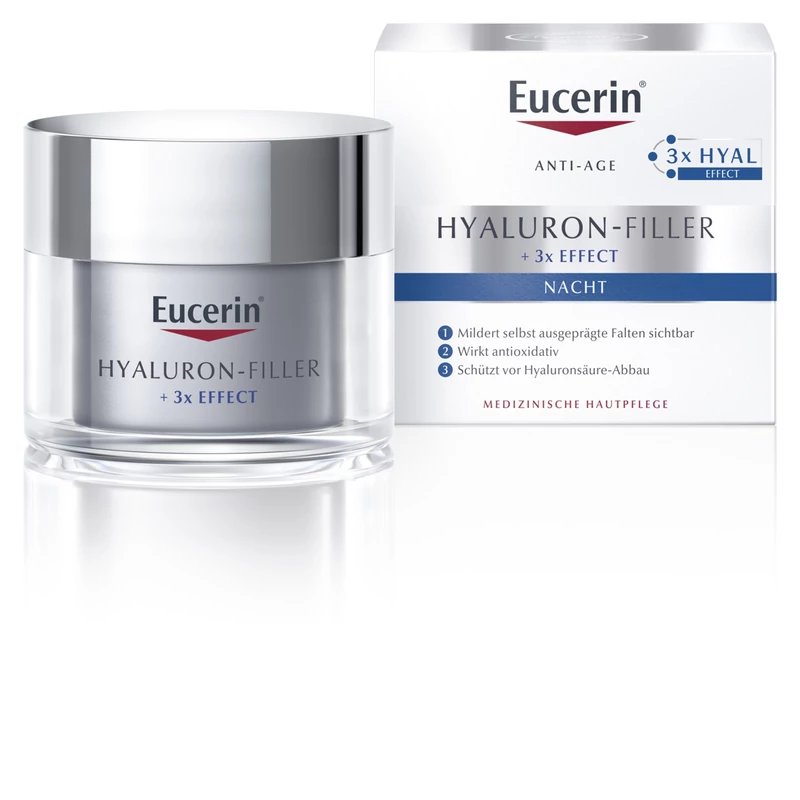 Eucerin Hyaluron-Filler Ráncfeltöltő éjszakai arckrém 50ml