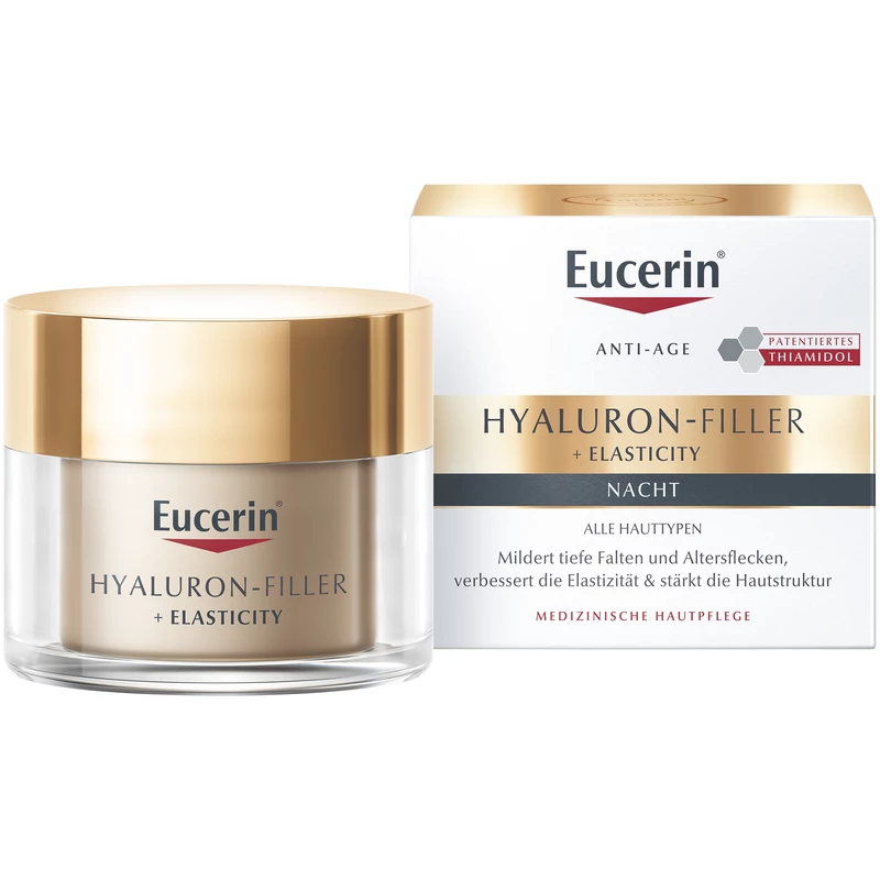 Eucerin Hyaluron-Filler + Elasticity Bőrtömörséget regeneráló éjszakai krém 50 ml