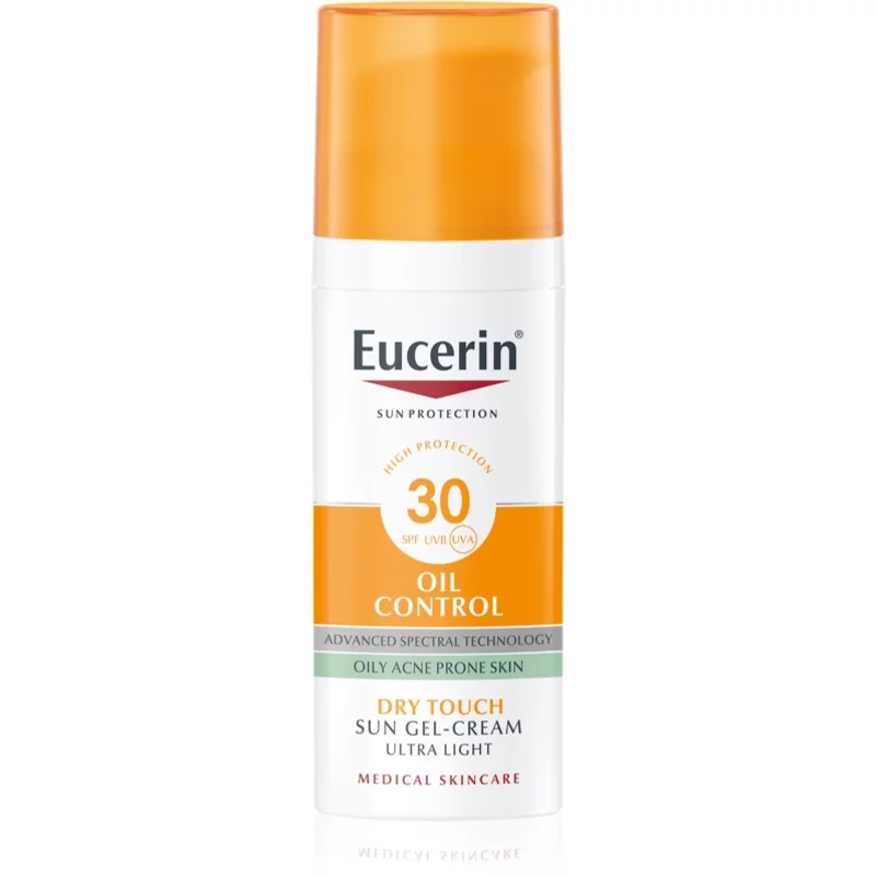 Eucerin Sun Oil Control Napozó Krém-Gél Arcra FF30 50ml