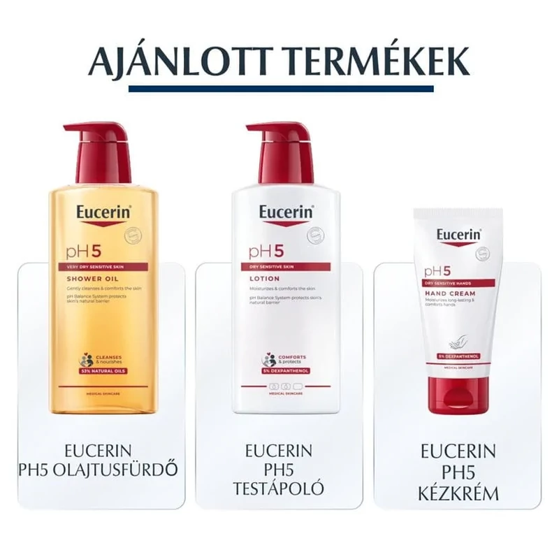 Eucerin DermoCapillaire pH5 Kímélő sampon 250ml