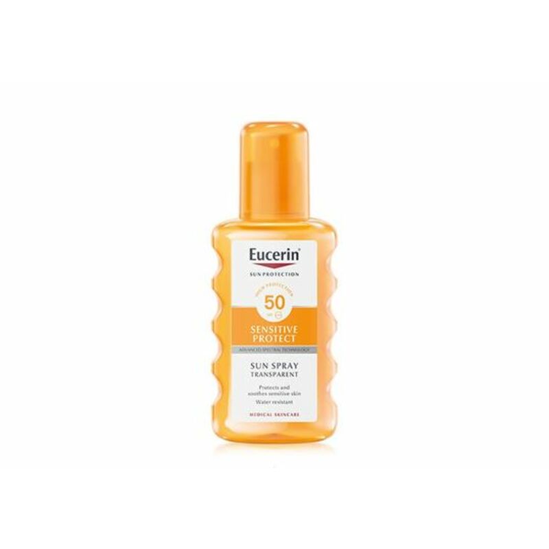Eucerin Sun Sensitive Protect Színtelen napozó spray FF50 200 ml