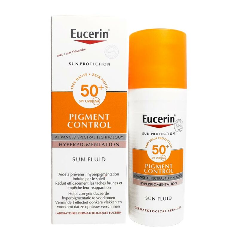 Eucerin Sun Pigment Control napozó fluid arcra FF50 50ml