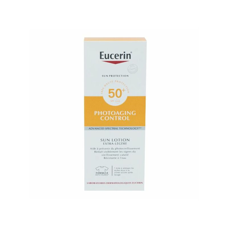 Eucerin Sun Photoaging Control naptej testre FF50 150 ml