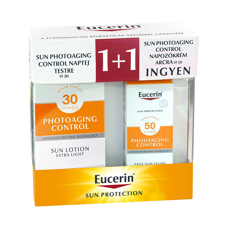 Eucerin Sun 1+1 Photoaging control csomag