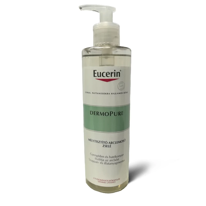 Eucerin DermoPure mélytisztító arclemosó zselé 400 ml