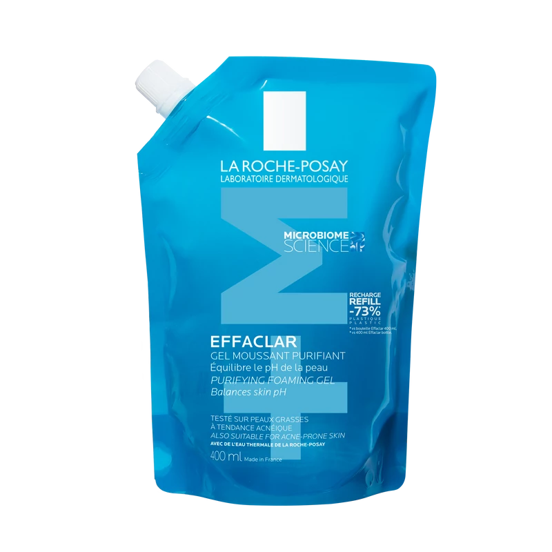 La Roche-Posay Effaclar Habzó arctisztító gél Utántöltő 400ml
