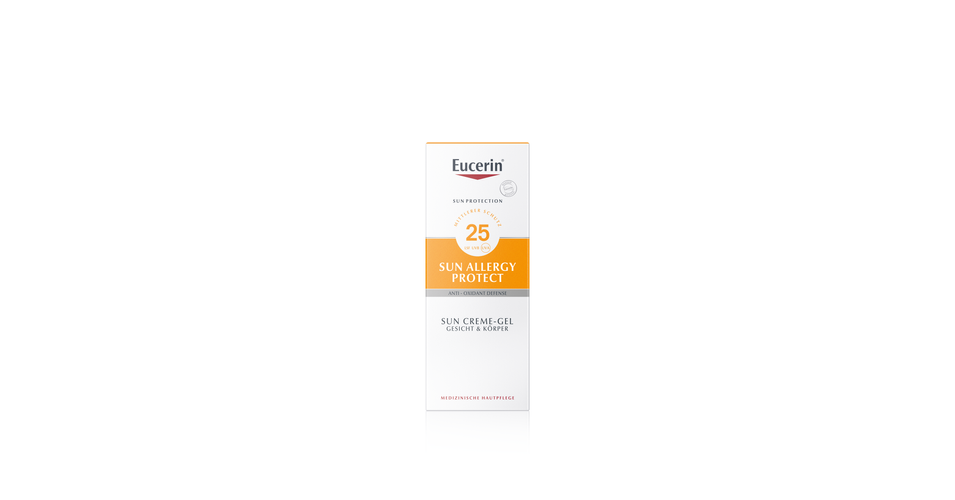 Eucerin Sun Allergy Protect Napallergia Elleni Krem Gel Ff25 150 Ml Testre