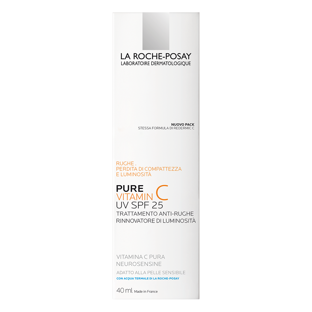 La RochePosay Pure Vitamin C SPF25 UVvédelem öregedés ellen 40 ml